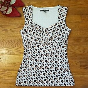 WHBM sweetheart neck top